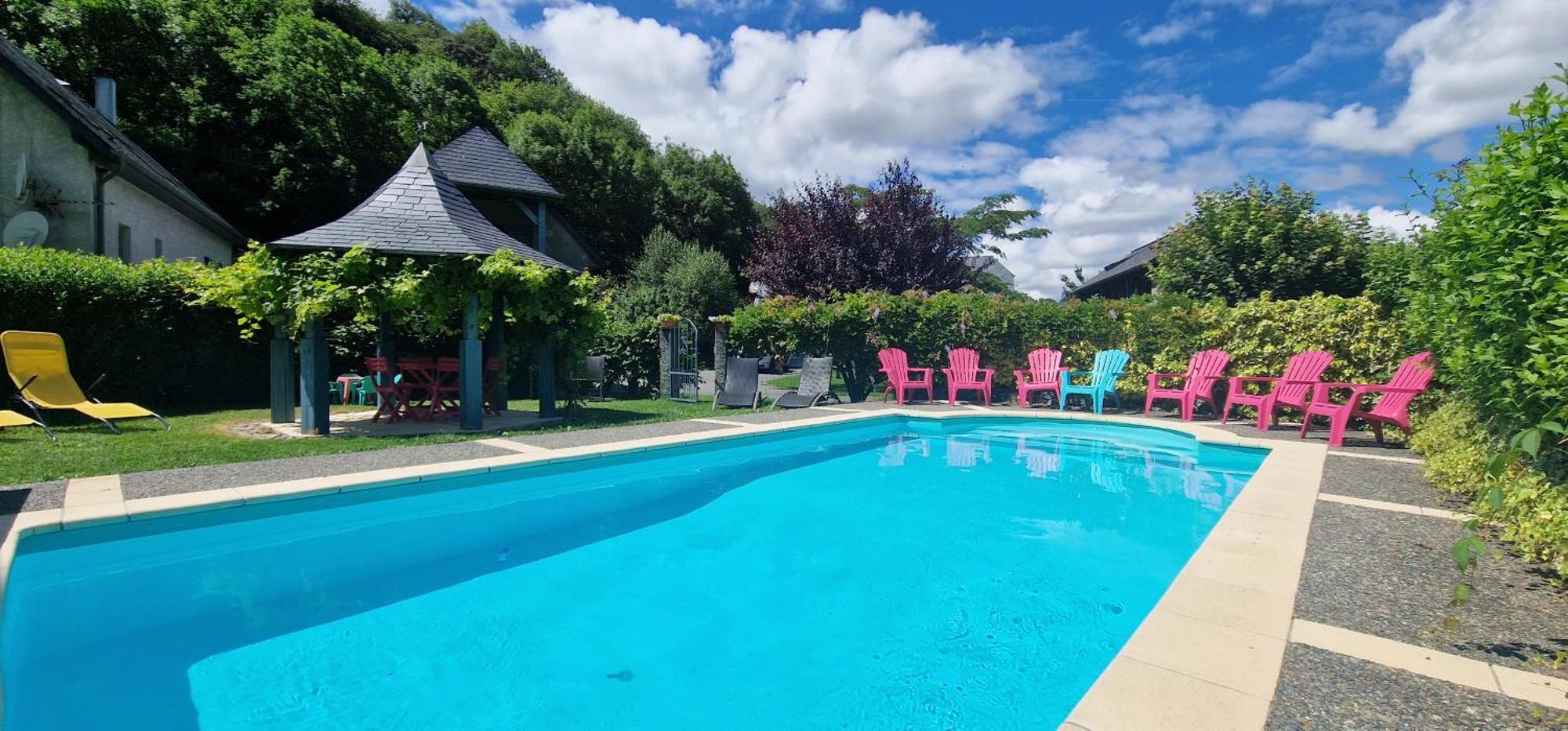 Profiter En Famille Au Viscos. Villa Geu Luaran gambar